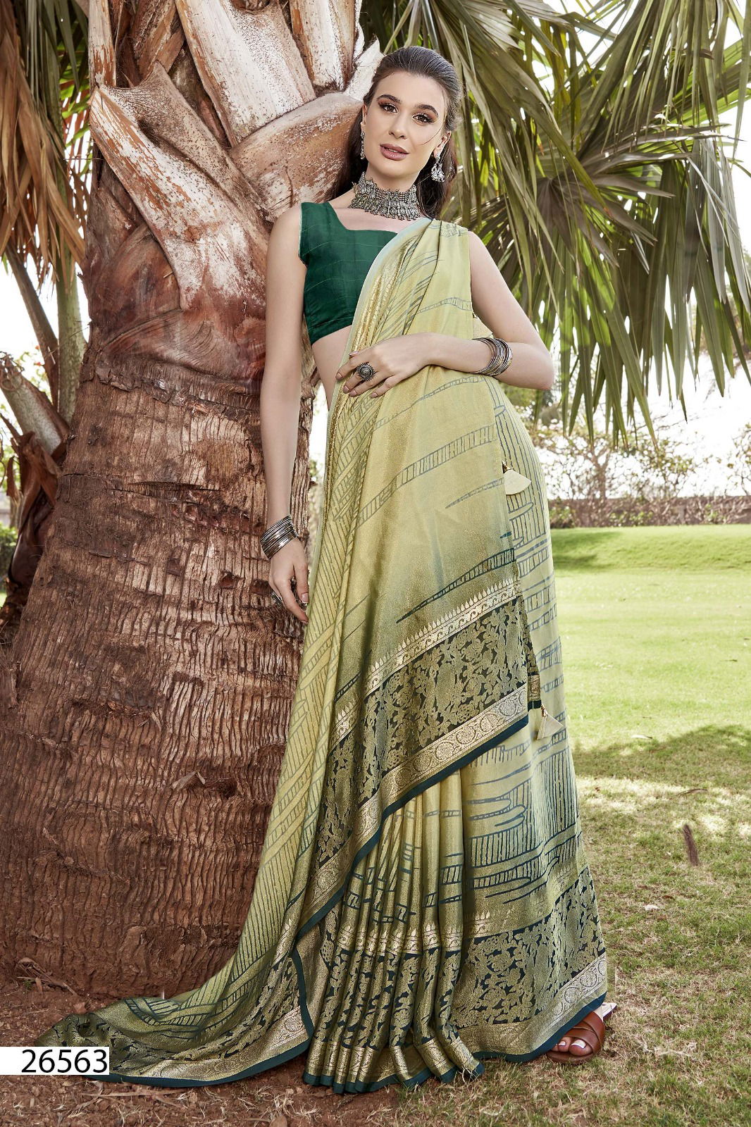Ruhika By Vallabhi Brasso Printed Designer Sarees Wholesale Shop In Surat